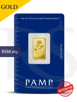 PAMP Suisse Rosa 2.5 gram 999 Gold Bar