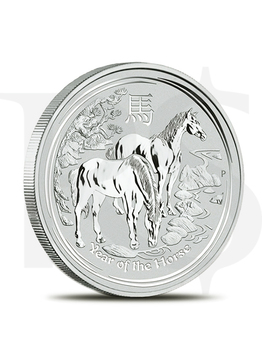 2014 Perth Mint Lunar Horse 1 oz Silver Coin