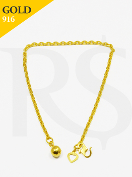 Bracelet Trace 916 Gold 4 75 Gram Buy Silver Malaysia