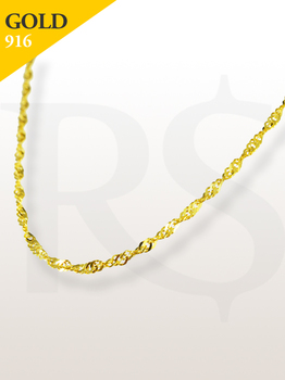 Necklace Curb Twist 916 Gold 5 3 Gram Buy Silver Malaysia