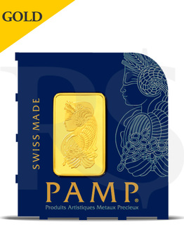 PAMP Suisse 1 gram 999 Gold Bar (MULTIGRAM+25 Design)