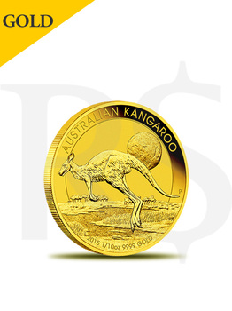 2015 Perth Mint Kangaroo 1/10oz 9999 Gold Coin