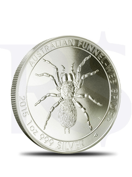 2015 Perth Mint Funnel Web Spider 1 oz Silver Coin