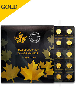 2015 RCM Maplegram25™ 9999 Gold Coin
