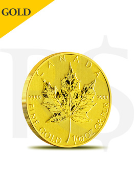2015 Canada Maple Leaf 1/10 oz 9999 Gold Coin