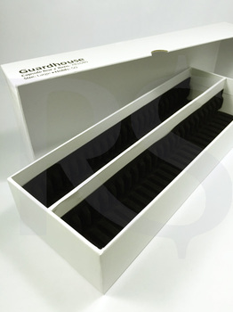 Guardhouse Double Row Coin Capsule Box For 50 Medium \"T\" Capsules