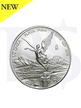 2015 Mexican Libertad 1/2 oz Silver Coin (with Vinyl)
