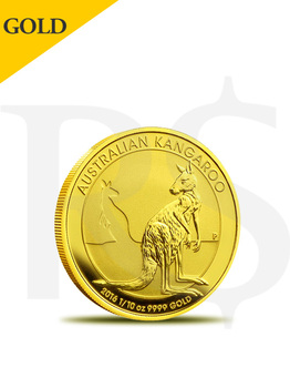 2016 Perth Mint Kangaroo 1/10oz 9999 Gold Coin
