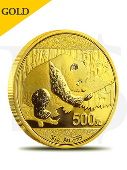2016 Chinese Panda 30 gram 999 Gold Coin
