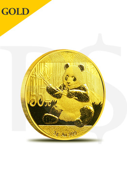 2017 Chinese Panda 3 gram 999 Gold Coin