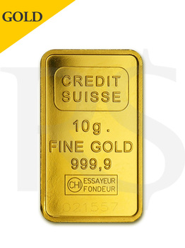 Credit Suisse 10 gram 999 Gold Bar