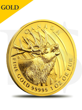2017 Canada Elk 1 oz 99999 Gold Coin