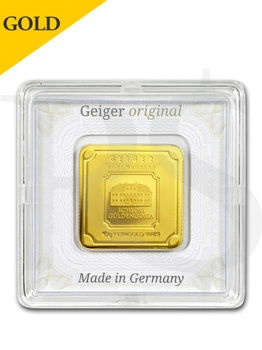 Geiger Edelmetalle (Original Square Series) 10 gram Gold Bar