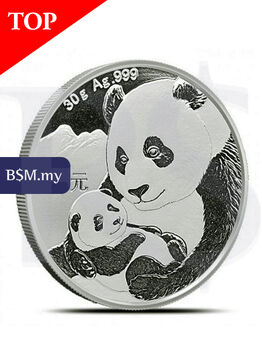 2019 Chinese Panda 30 grams Silver Coin