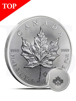 2019 Canada Maple Leaf 1 oz Silver Coin