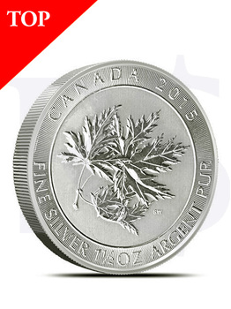 2015 Canada Super Leaf 1.5 oz Silver Coin