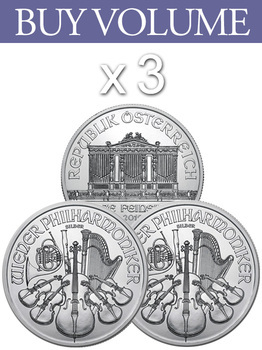 Buy Volume: 3 or more 2020 Austrian Philharmonic 1 oz Silver Coin