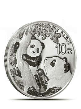2021 Chinese Panda 30 grams Silver Coin