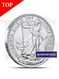 Britannia 1 oz Silver Coin - Random Year