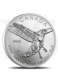 2015 Canada Red-Tailed Hawk 1 oz Silver Coin (With Capsule)