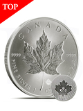 2017 Canada Maple Leaf 1 oz Silver Coin (with Capsule)