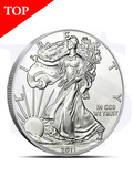2011 American Eagle 1 oz Silver Coin (with Capsule)
