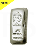 Scottsdale 100 gram Casting 999 Silver Bar