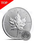 2018 Canada Maple Leaf 1 oz Silver Coin (with Capsule)