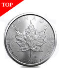 2022 Canada Maple Leaf 1 oz Silver Coin (with Capsule)