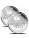2015 Perth Mint Lunar Goat 1/2 oz Silver Coin (With Capsule)