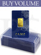 Buy Volume: Box of 25 PAMP Suisse Lady Fortuna 10 gram Gold Bars