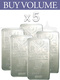 Buy Volume: 5 or more Republic Metals Corporation (RMC) 10 oz Silver Bar