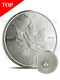 2016 Canada Maple Leaf 1 oz Silver Coin (with Capsule)