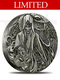 2016 Perth Mint Norse Gods Loki Rimless Antiqued 2 oz Silver Coin