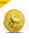 2018 Perth Mint Lunar Dog 1/4 oz 9999 Gold Coin