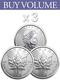 Buy Volume: 3 or more 2019 Canada Maple Leaf 1 oz Silver Coin