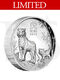2022 Perth Mint Lunar Tiger 1 oz Silver Proof Coin
